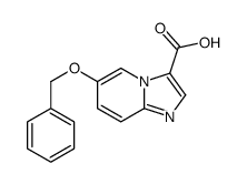 6-phenylmethoxyimidazo[1,2-a]pyridine-3-carboxylic acid结构式