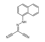 2-(Naphthalen-1-yl-hydrazono)-malononitrile Structure