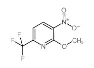 2-Methoxy-3-nitro-6-(trifluoromethyl)pyridine Structure