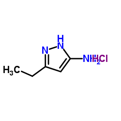 5-Ethyl-2H-pyrazol-3-ylamine 2HCl Structure