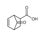 Bicyclo[2.2.1]hept-5-ene-2-carboxylic acid, 7-oxo- (9CI) Structure