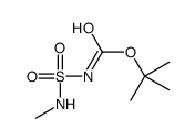 tert-Butyl N-(methylsulfamoyl)carbamate Structure