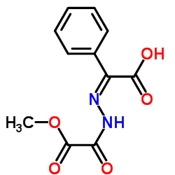 ([METHOXY(OXO)ACETYL]HYDRAZONO)(PHENYL)ACETIC ACID结构式