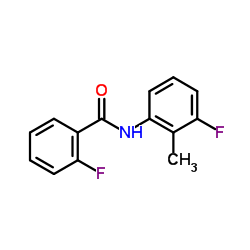 2-Fluoro-N-(3-fluoro-2-methylphenyl)benzamide Structure