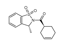 (S)-cyclohex-3-en-1-yl((R)-3-methyl-1,1-dioxidobenzo[d]isothiazol-2(3H)-yl)methanone Structure