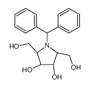 N-Diphenylmethyl 2,5-Anhydro-2,5-imino-D-glucitol structure