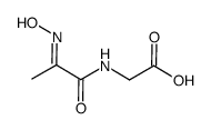 Glycine, N-[2-(hydroxyimino)-1-oxopropyl]- (9CI) Structure