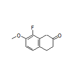 8-Fluoro-7-methoxy-3,4-dihydronaphthalen-2(1H)-one Structure
