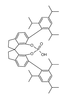 (11aR)-10,11,12,13-四氢-5-羟基-3,7-双[2,4,6-三异丙基苯基]-5-氧二茚并[7,1-de:1'',7'-fg][1,3,2]二氧磷杂八环结构式