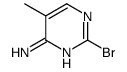 2-bromo-5-methylpyrimidin-4-amine Structure