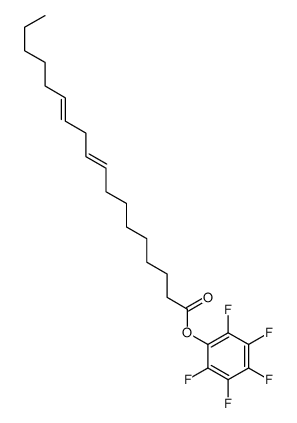 (2,3,4,5,6-pentafluorophenyl) octadeca-9,12-dienoate Structure