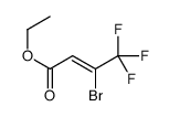 ethyl 3-bromo-4,4,4-trifluorobut-2-enoate Structure