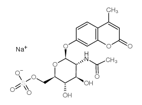 4-甲基伞形酮-2-乙酰胺-2-脱氧-6-硫酸盐-beta-甲基葡萄糖甙图片