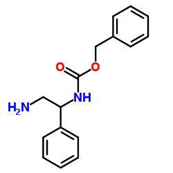 Benzyl (2-amino-1-phenylethyl)carbamate Structure