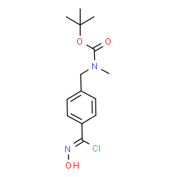 Tert-Butyl 4-(Chloro(Hydroxyimino)Methyl)Benzyl(Methyl)Carbamate structure