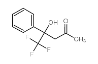 5,5,5-TRIFLUORO-4-HYDROXY-4-PHENYL-PENTAN-2-ONE Structure