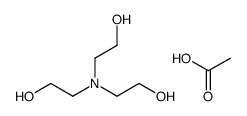 tris(2-hydroxyethyl)ammonium acetate结构式