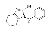 3-anilino-4,5,6,7-tetrahydro-1H-benzimidazole-2-thione Structure