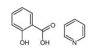 2-hydroxybenzoic acid,pyridine Structure