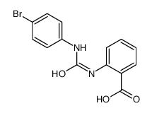 2-[(4-bromophenyl)carbamoylamino]benzoic acid结构式