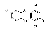 1,2,5-trichloro-3-(2,4-dichlorophenoxy)benzene结构式