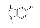 6-Bromo-3,3-dimethylindoline Structure