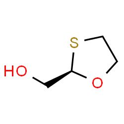 1,3-Oxathiolane-2-methanol,(2R)- Structure