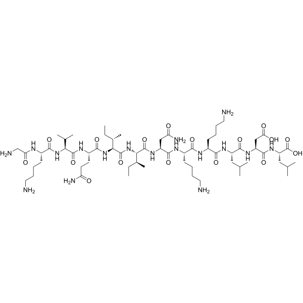 Tau Peptide (273-284) trifluoroacetate salt Structure