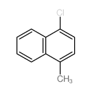 Naphthalene,1-chloro-4-methyl- Structure