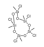 1,3,5,7,9-pentachloro-1,3,5,7,9-pentamethylcyclopentasiloxane Structure