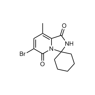 6'-Bromo-8'-methyl-2'H-spiro[cyclohexane-1,3'-imidazo[1,5-a]pyridine]-1',5'-dione Structure