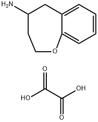 2,3,4,5-四氢苯并[B]氧杂卓-4-胺草酸盐结构式