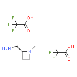 [(2R)-1-methylazetidin-2-yl]methanamine; bis(trifluoroacetic acid) picture