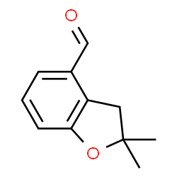 2,2-Dimethyl-2,3-dihydro-1-benzofuran-4-carbaldehyde Structure