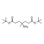 Di-tert-butyl 4-Amino-4-methylheptanedioate Structure