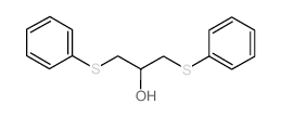 1,3-bis(phenylsulfanyl)propan-2-ol Structure