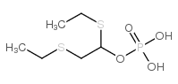 1-bis(ethylsulfanyl)phosphoryloxyethane结构式