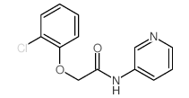 Acetamide,2-(2-chlorophenoxy)-N-3-pyridinyl- picture