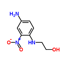 4-氨基-2-硝基-N-(2-羟乙基)苯胺结构式