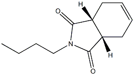 N-Butyl-4-cyclohexene-1α,2α-dicarbimide Structure