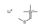 lithium,trimethyl(methylsulfanylmethyl)silane Structure