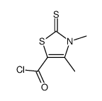 5-Thiazolecarbonyl chloride, 2,3-dihydro-3,4-dimethyl-2-thioxo- (9CI) picture