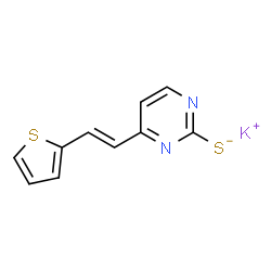 POTASSIUM 4-[2-(2-THIENYL)VINYL]-2-PYRIMIDINETHIOLATE picture