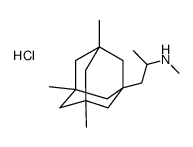 N-methyl-1-(3,5,7-trimethyl-1-adamantyl)propan-2-amine,hydrochloride结构式