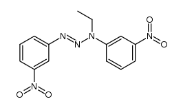 3-ethyl-1,3-bis-(3-nitro-phenyl)-triazene Structure