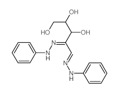 D-erythro-Pentos-2-ulose,bis(phenylhydrazone) (9CI) structure