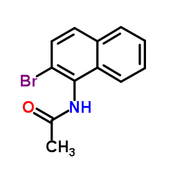 N-(2-Bromo-1-naphthyl)acetamide Structure