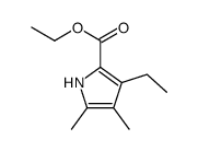 3-Ethyl-4,5-dimethyl-1H-pyrrole-2-carboxylic acid ethyl ester Structure