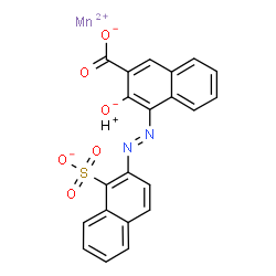 manganese, 3-hydroxy-4-[(1-sulfo-2-naphthalenyl)azo]-2-naphthalenecarboxylic acid complex picture