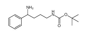 (4-Amino-4-phenylbutyl)carbamic acid, 1,1-dimethylethyl ester Structure